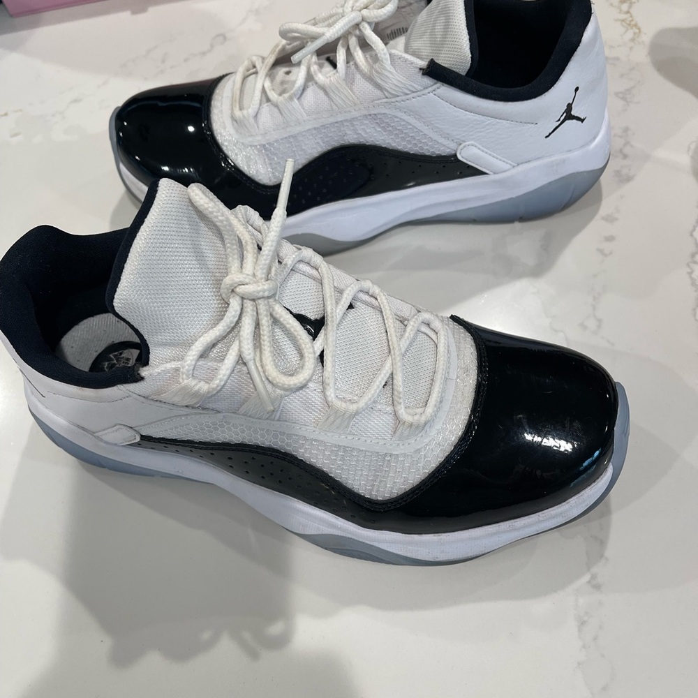 Air Jordan Black and White Sneakers